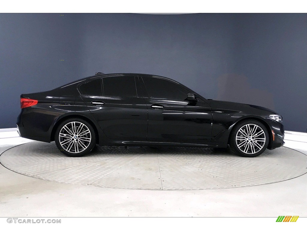 2017 5 Series 530i Sedan - Black Sapphire Metallic / Black photo #14