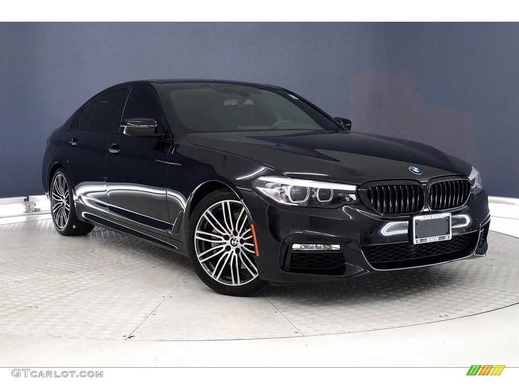 2017 5 Series 530i Sedan - Black Sapphire Metallic / Black photo #37