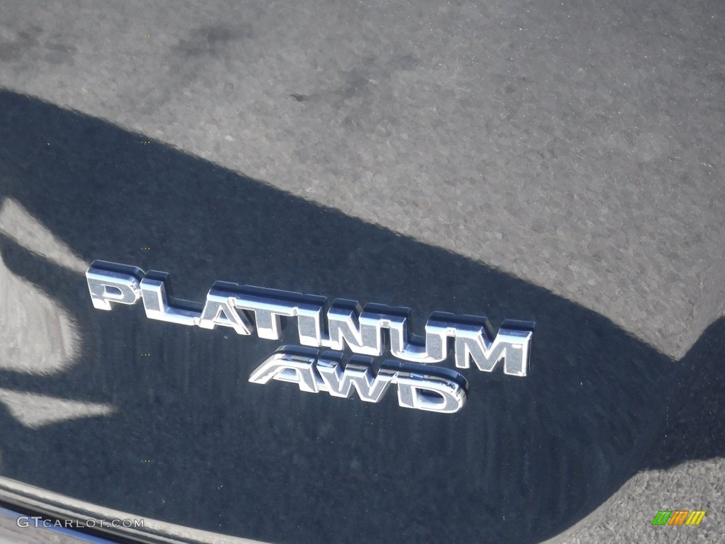 2017 RAV4 Platinum AWD - Galactic Aqua Mica / Black photo #16