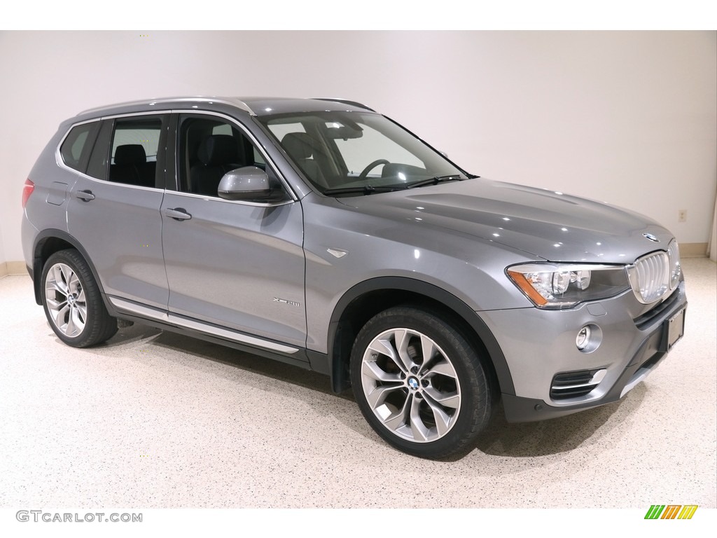 2016 X3 xDrive28i - Space Grey Metallic / Black photo #1