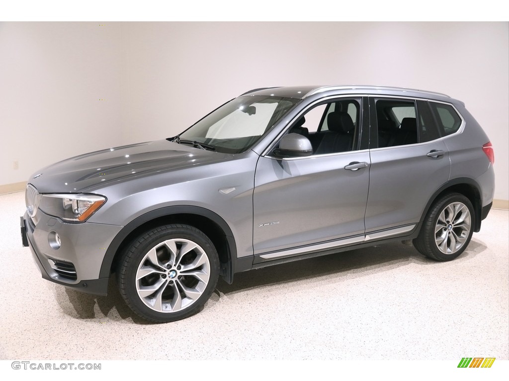 2016 X3 xDrive28i - Space Grey Metallic / Black photo #3