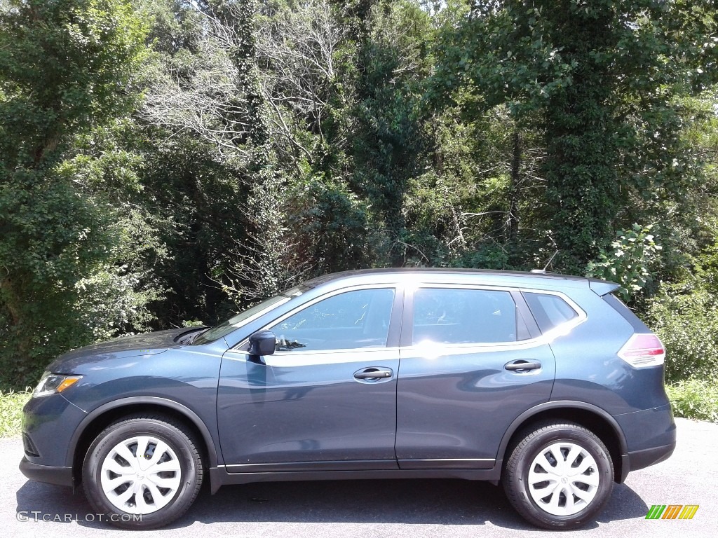 2016 Rogue S AWD - Arctic Blue Metallic / Charcoal photo #1