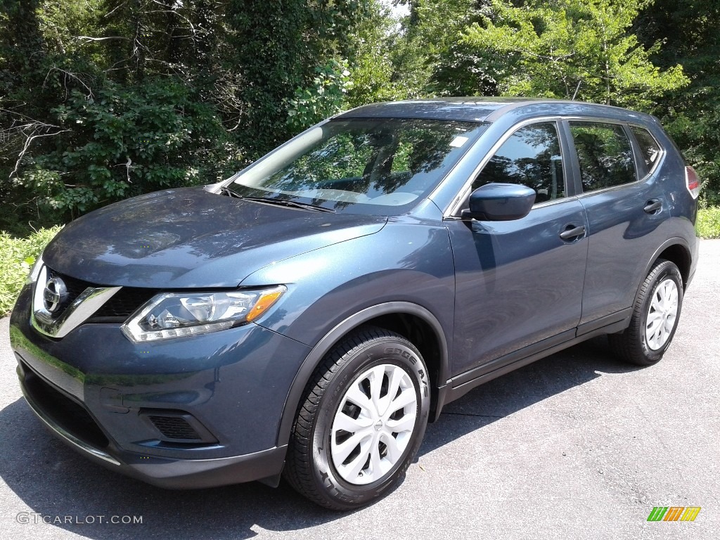Arctic Blue Metallic 2016 Nissan Rogue S AWD Exterior Photo #138855965