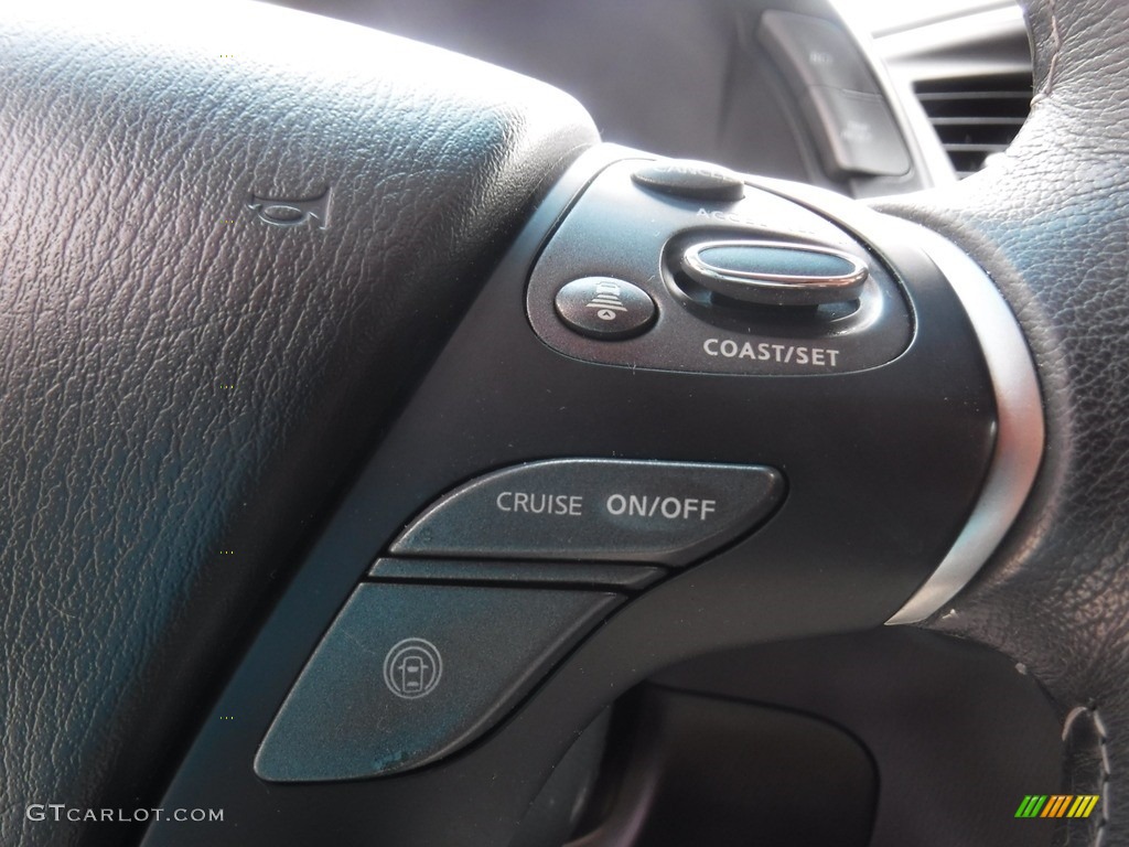 2016 Infiniti QX60 AWD Graphite Steering Wheel Photo #138855971