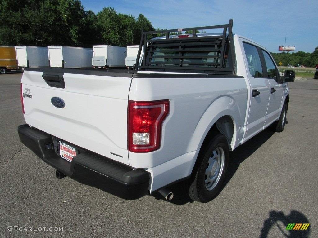 2016 F150 XL SuperCrew - Oxford White / Medium Earth Gray photo #5
