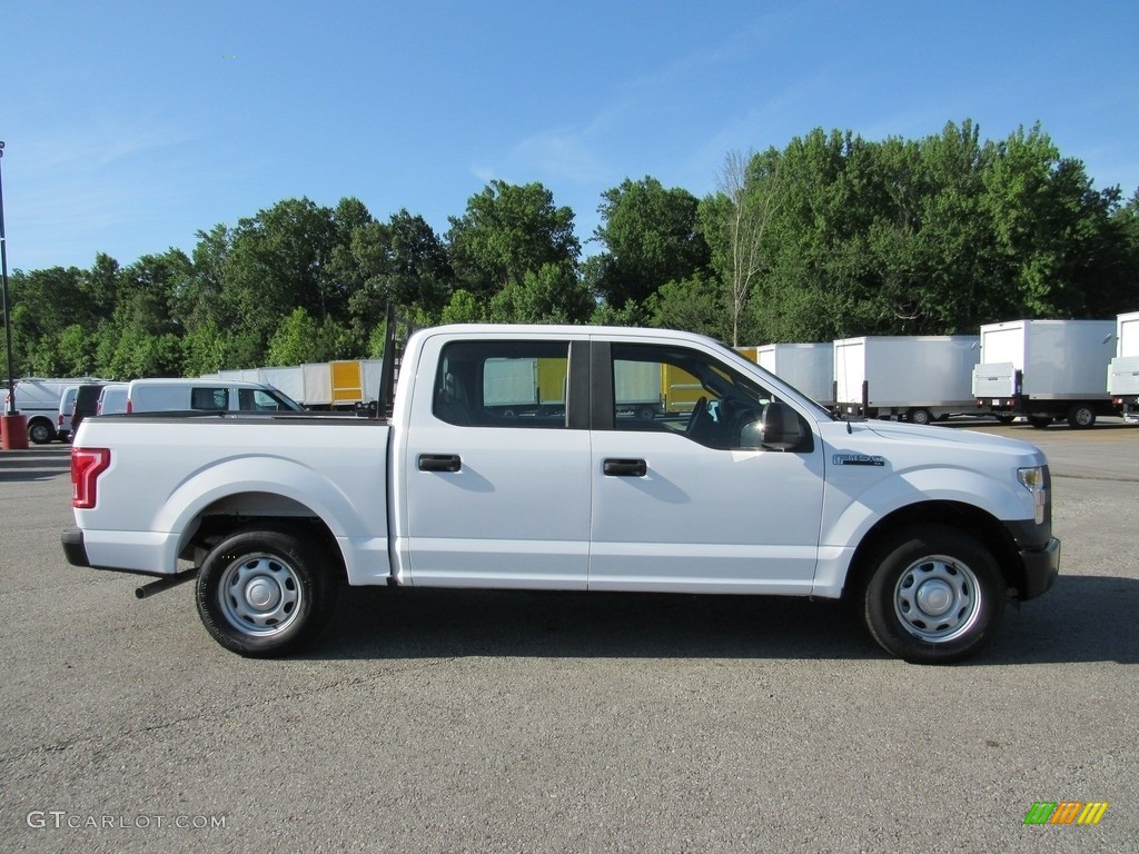 2016 F150 XL SuperCrew - Oxford White / Medium Earth Gray photo #6