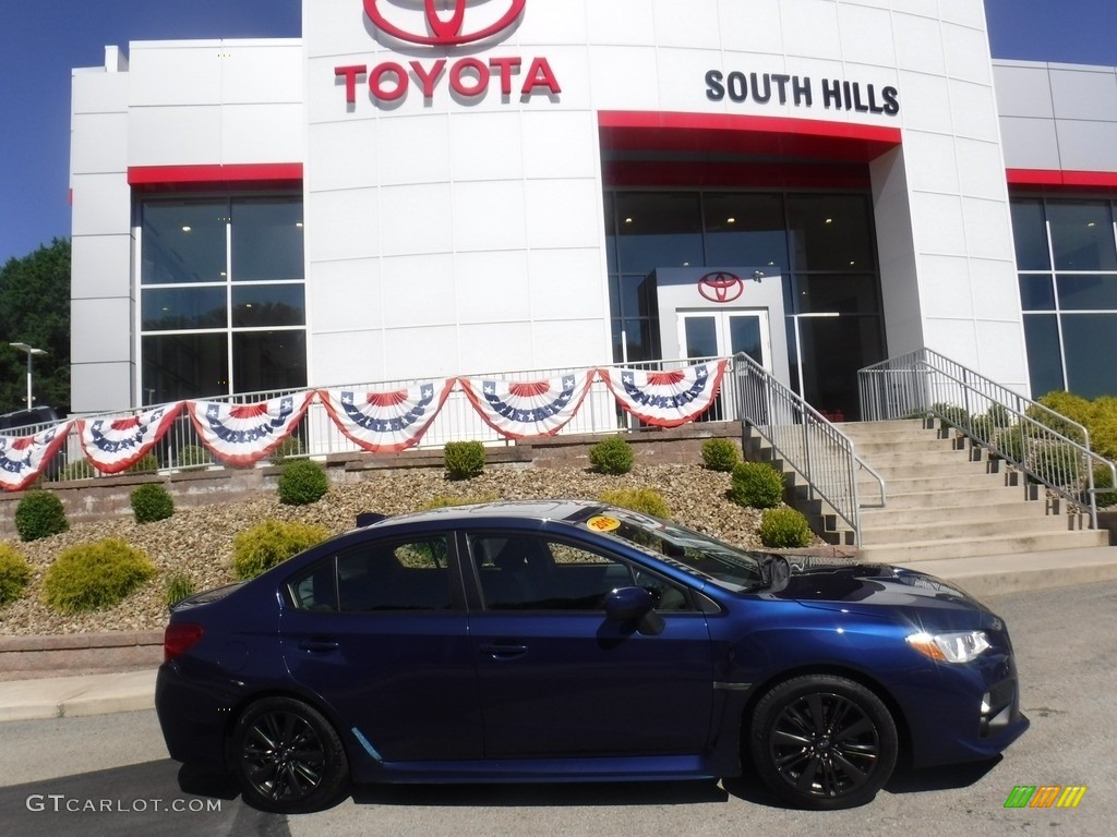 2015 WRX Premium - Galaxy Blue Pearl / Carbon Black photo #2