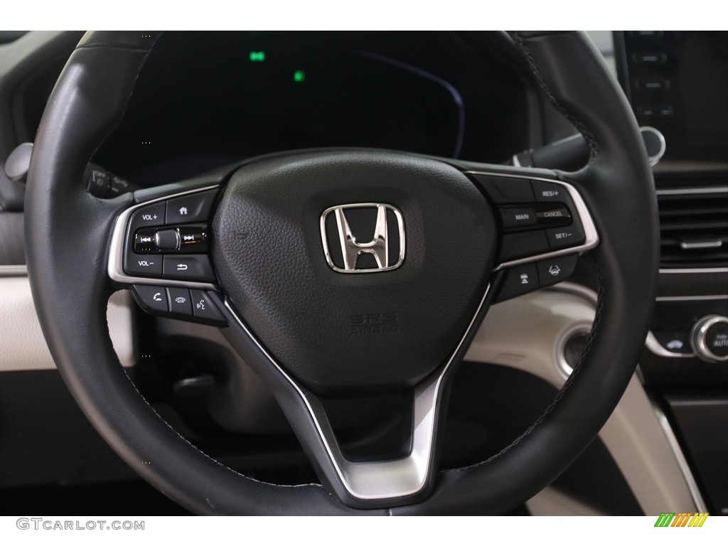 2018 Accord EX-L Sedan - Crystal Black Pearl / Gray photo #7