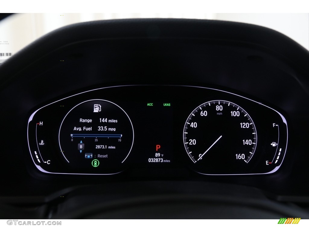 2018 Accord EX-L Sedan - Crystal Black Pearl / Gray photo #8