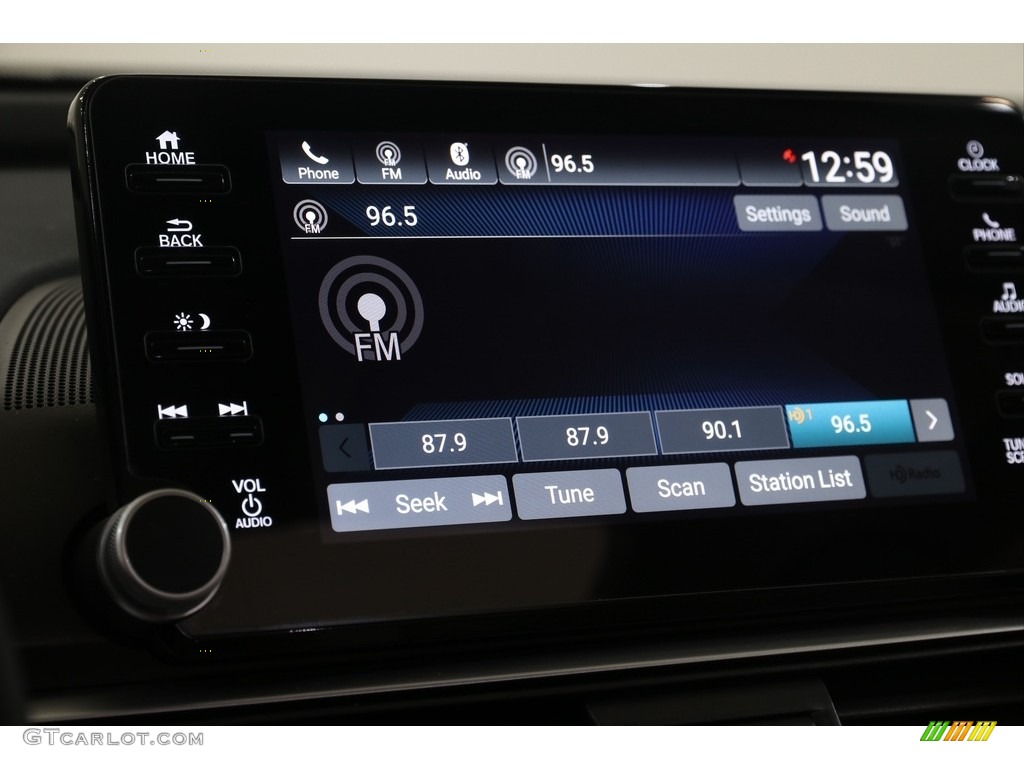 2018 Accord EX-L Sedan - Crystal Black Pearl / Gray photo #13