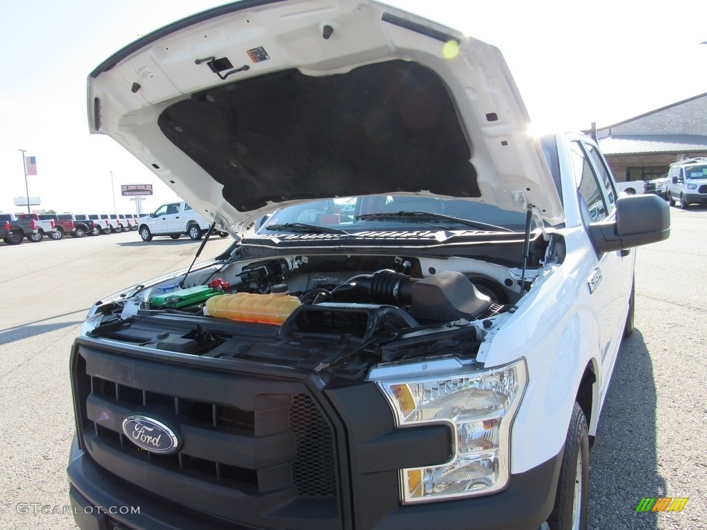 2016 F150 XL SuperCrew - Oxford White / Medium Earth Gray photo #44