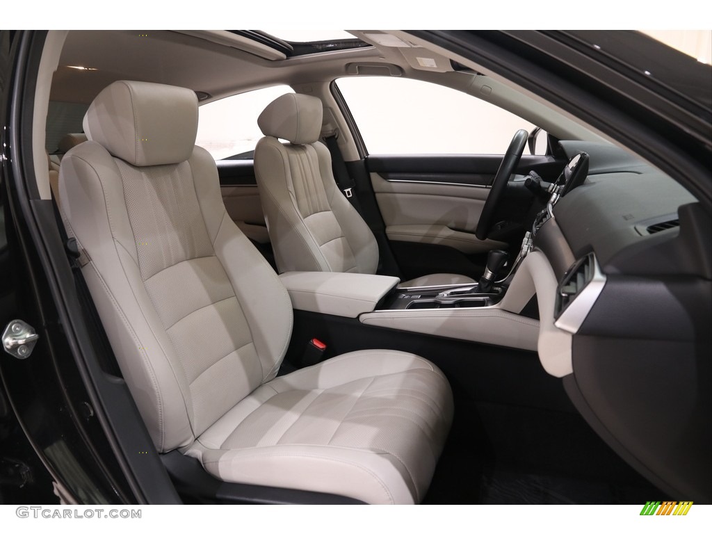 2018 Accord EX-L Sedan - Crystal Black Pearl / Gray photo #25