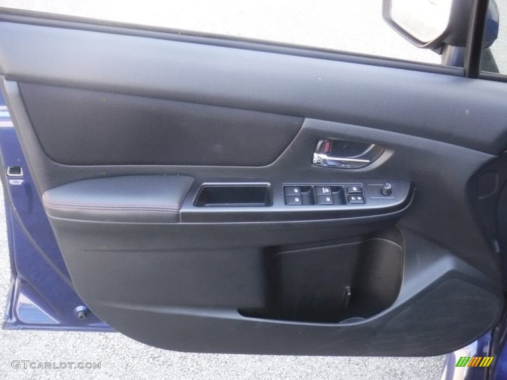 2015 WRX Premium - Galaxy Blue Pearl / Carbon Black photo #22