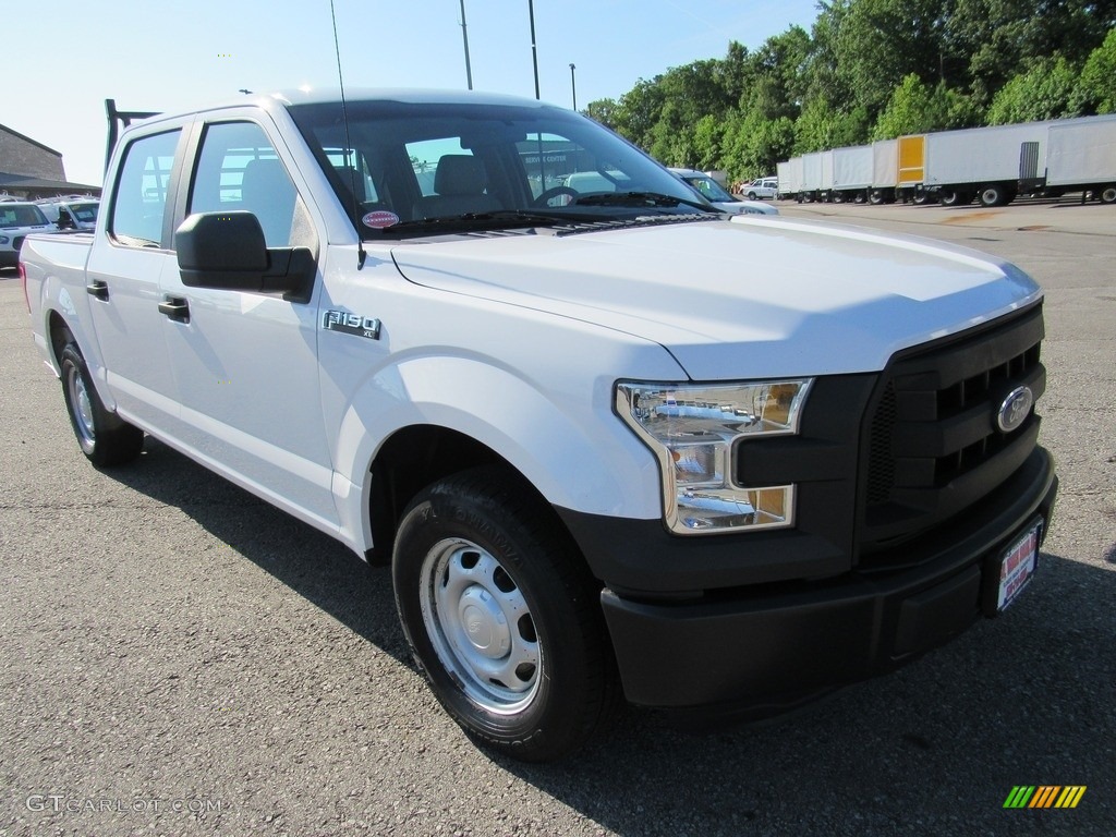 2016 F150 XL SuperCrew - Oxford White / Medium Earth Gray photo #56