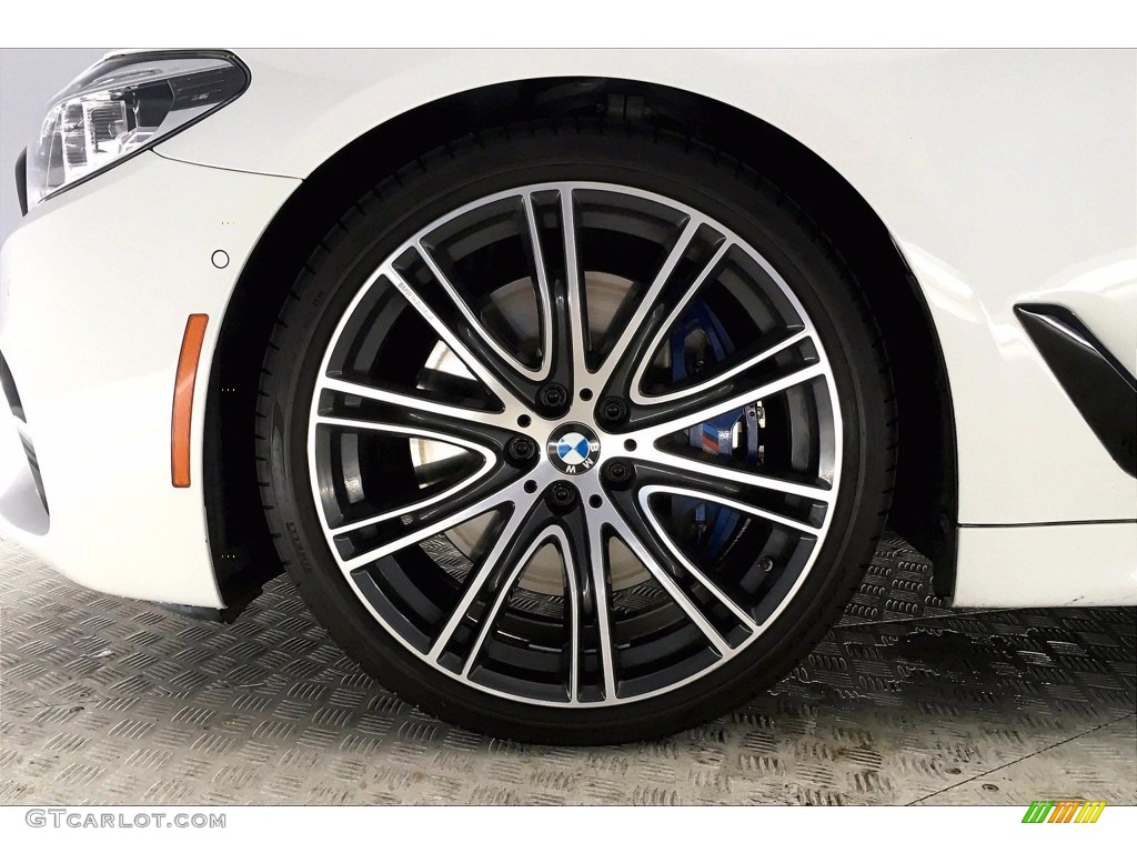2017 5 Series 540i Sedan - Alpine White / Black photo #8