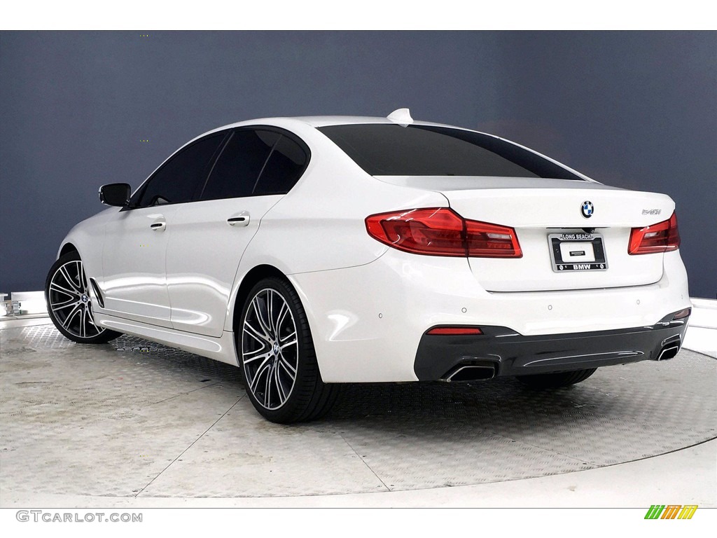 2017 5 Series 540i Sedan - Alpine White / Black photo #10