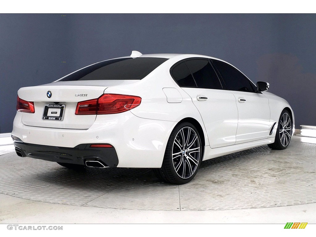 2017 5 Series 540i Sedan - Alpine White / Black photo #13