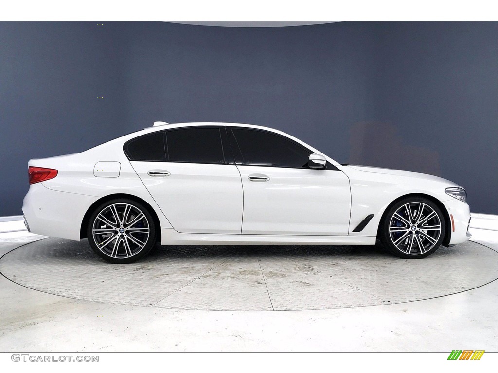 2017 5 Series 540i Sedan - Alpine White / Black photo #14