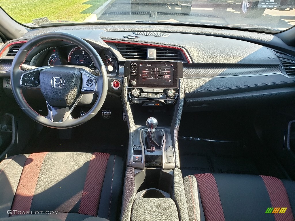 2020 Honda Civic Si Sedan Black Dashboard Photo #138858782