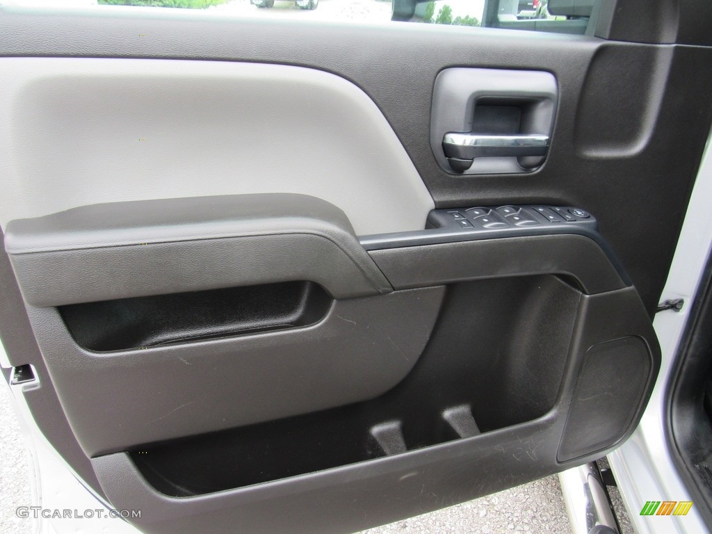 2016 GMC Sierra 2500HD Double Cab 4x4 Dark Ash/Jet Black Door Panel Photo #138858821