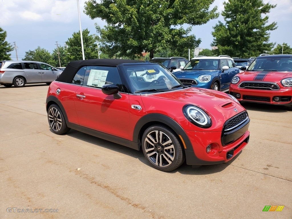 Chili Red 2021 Mini Convertible Cooper S Exterior Photo #138858827
