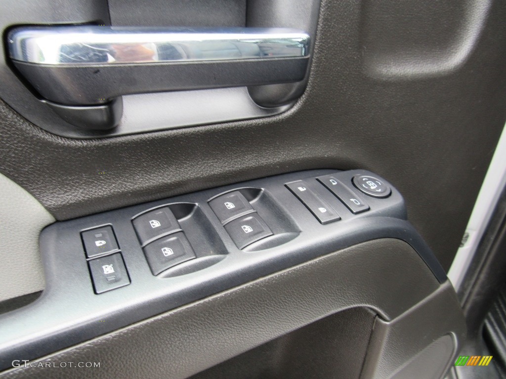 2016 GMC Sierra 2500HD Double Cab 4x4 Dark Ash/Jet Black Door Panel Photo #138858842