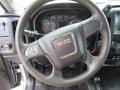 Dark Ash/Jet Black 2016 GMC Sierra 2500HD Double Cab 4x4 Steering Wheel