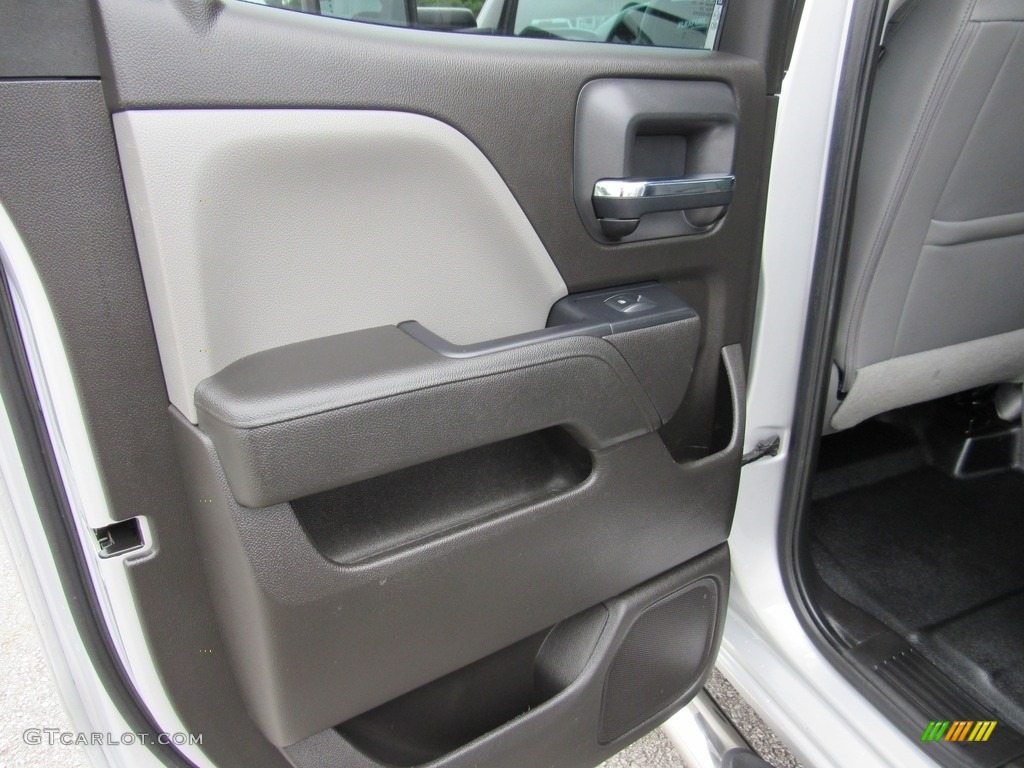 2016 GMC Sierra 2500HD Double Cab 4x4 Dark Ash/Jet Black Door Panel Photo #138859163