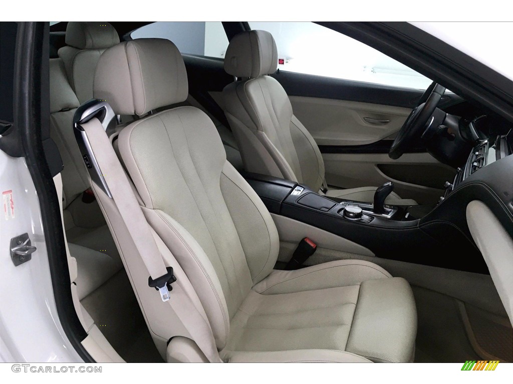 2017 6 Series 640i Coupe - Alpine White / Ivory White photo #6