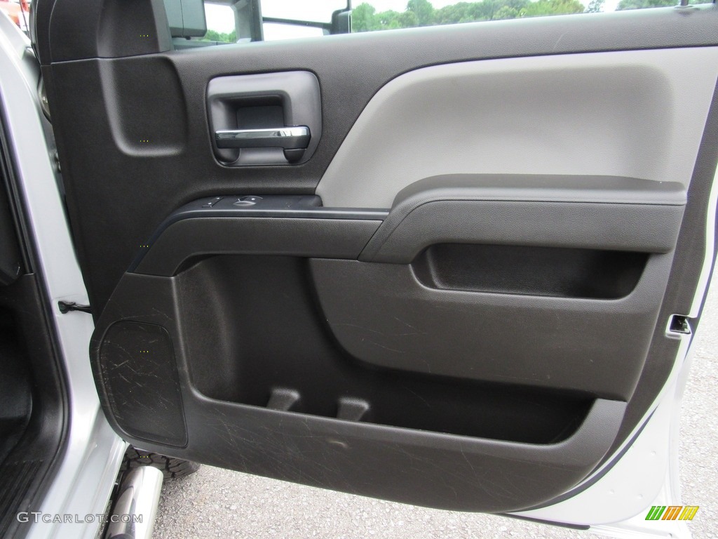 2016 GMC Sierra 2500HD Double Cab 4x4 Dark Ash/Jet Black Door Panel Photo #138859277