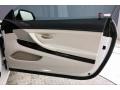 Ivory White 2017 BMW 6 Series 640i Coupe Door Panel