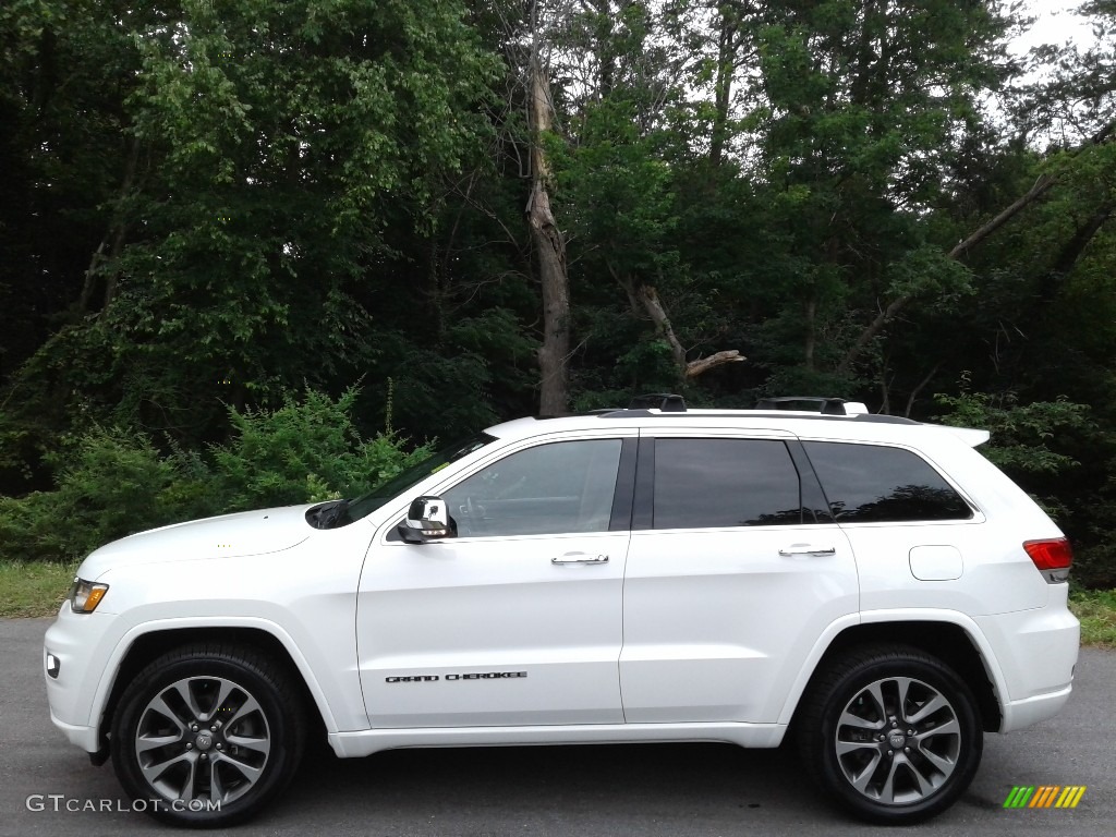 2017 Grand Cherokee Overland 4x4 - Bright White / Brown/Light Frost Beige photo #1