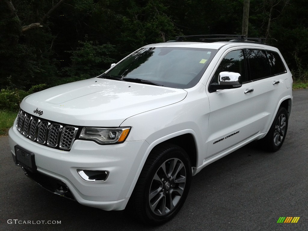 2017 Grand Cherokee Overland 4x4 - Bright White / Brown/Light Frost Beige photo #2