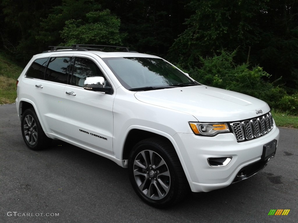 2017 Grand Cherokee Overland 4x4 - Bright White / Brown/Light Frost Beige photo #4