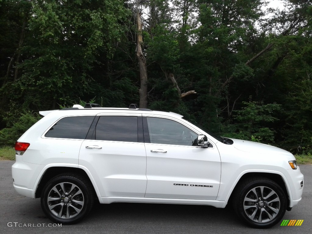 2017 Grand Cherokee Overland 4x4 - Bright White / Brown/Light Frost Beige photo #5