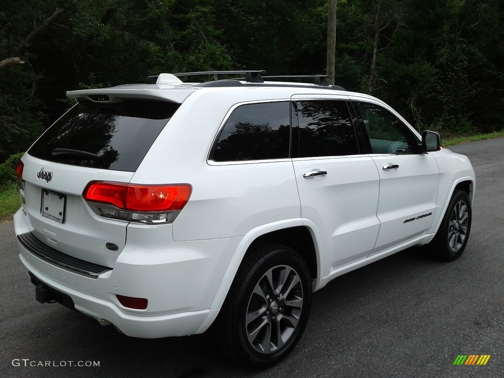 2017 Grand Cherokee Overland 4x4 - Bright White / Brown/Light Frost Beige photo #6