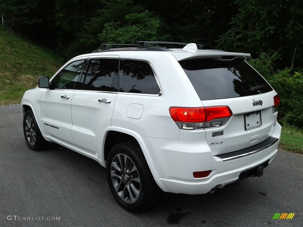 2017 Grand Cherokee Overland 4x4 - Bright White / Brown/Light Frost Beige photo #8