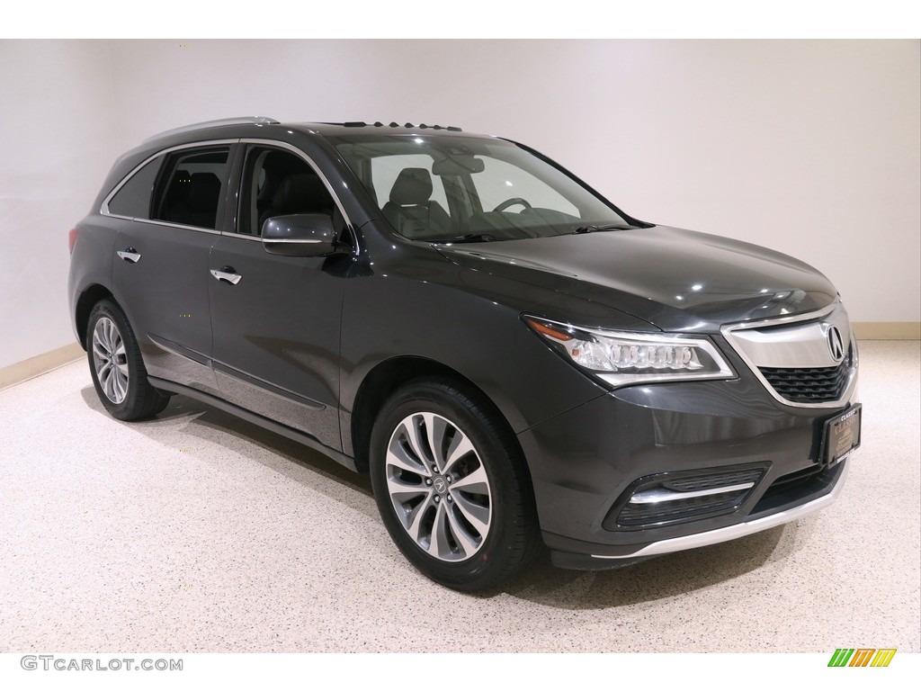 2015 MDX SH-AWD Technology - Graphite Luster Metallic / Ebony photo #1