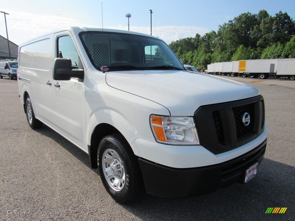 Glacier White Nissan NV