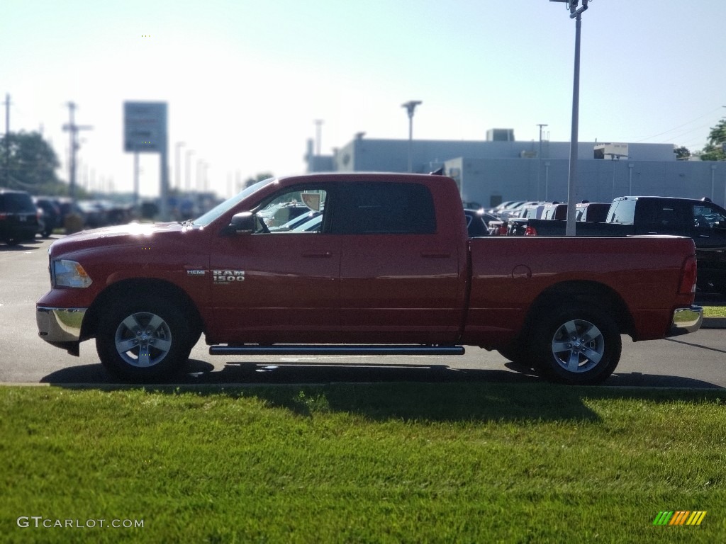 2020 1500 Classic SLT Crew Cab - Flame Red / Black/Diesel Gray photo #12