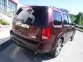 2012 Dark Cherry Pearl II Honda Pilot Touring 4WD  photo #16