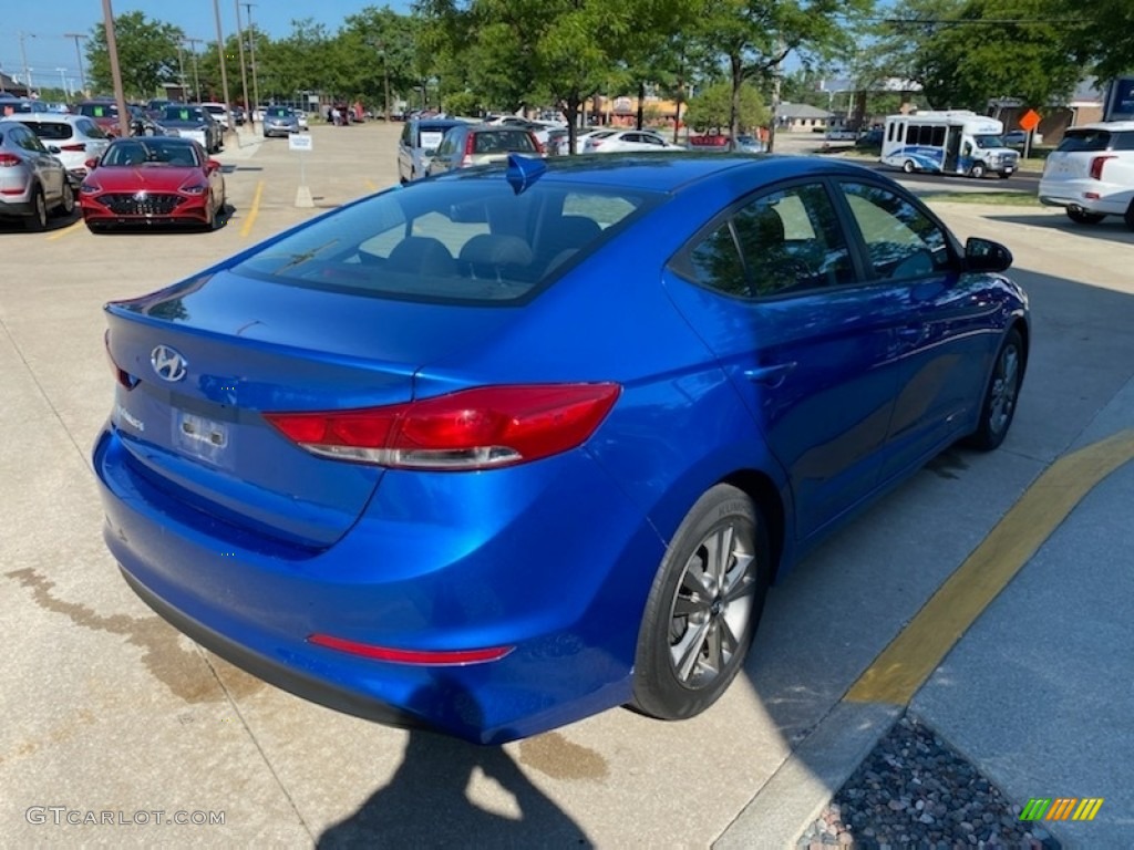 2017 Elantra Value Edition - Electric Blue / Black photo #2
