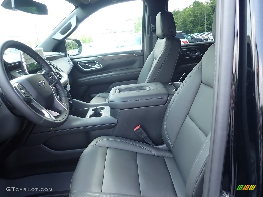 Jet Black Interior 2021 Chevrolet Tahoe Z71 4WD Photo #138862447