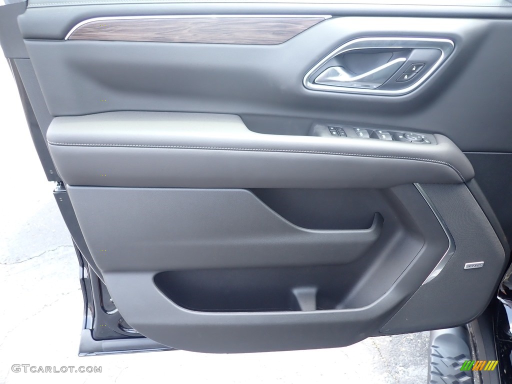2021 Chevrolet Tahoe Z71 4WD Jet Black Door Panel Photo #138862472