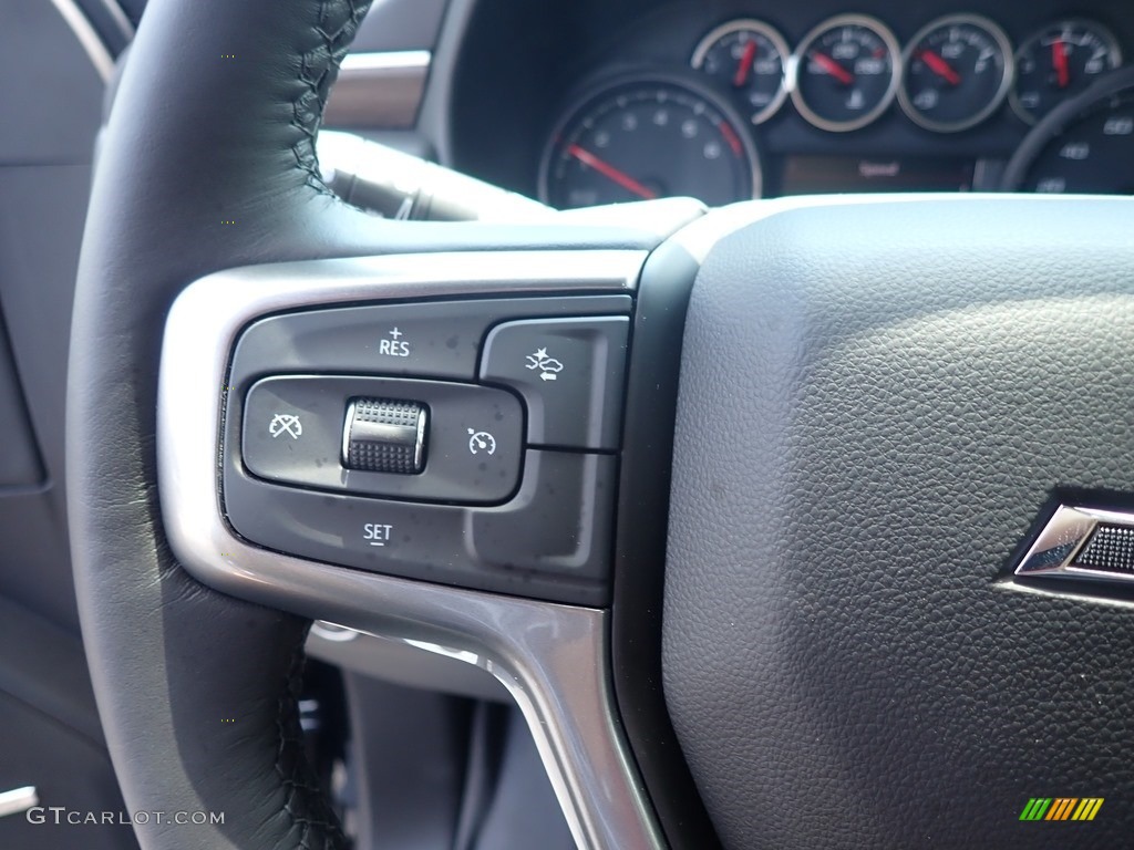 2021 Chevrolet Tahoe Z71 4WD Jet Black Steering Wheel Photo #138862580
