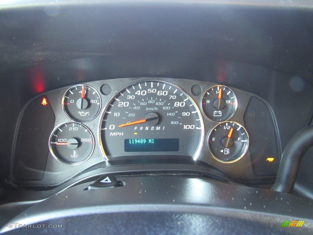 2015 GMC Savana Cutaway 3500 Commercial Moving Truck Gauges Photo #138862763