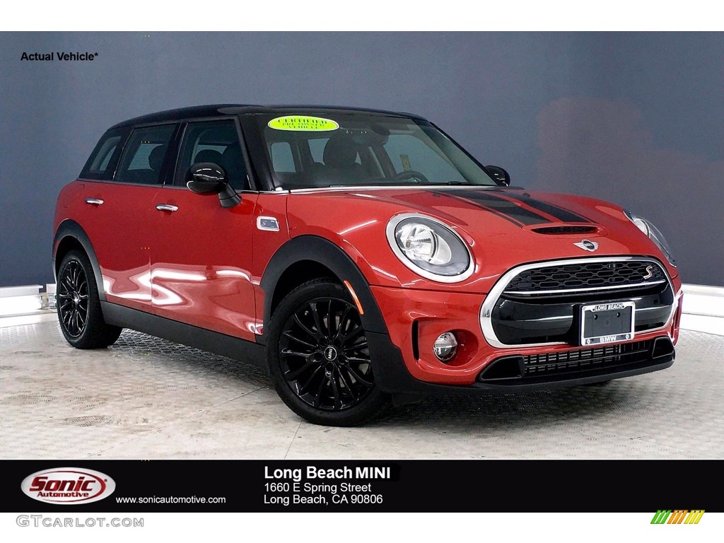 2017 Clubman Cooper S - Blazing Red Metallic / Carbon Black photo #1