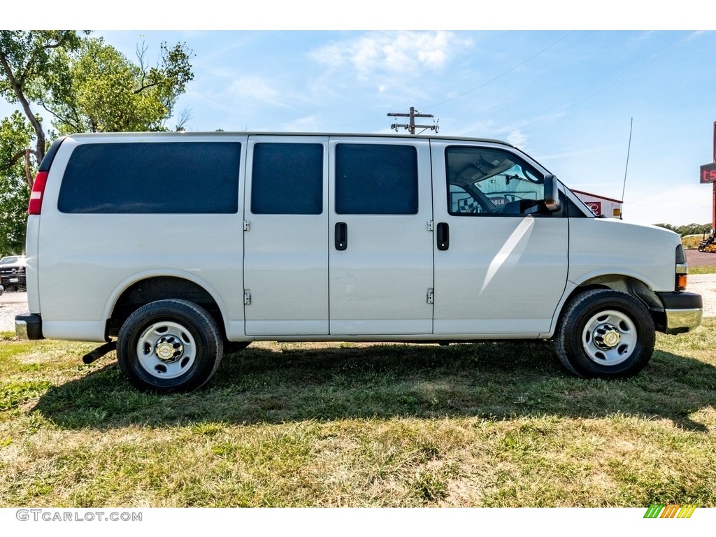 2011 Express LT 3500 Passenger Van - Summit White / Neutral photo #2