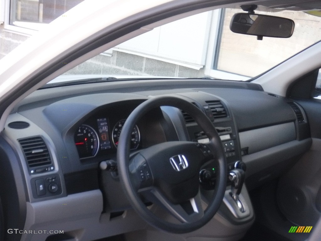 2010 CR-V EX AWD - Taffeta White / Gray photo #17