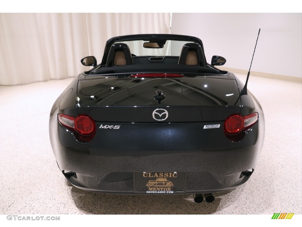 2017 MX-5 Miata Grand Touring - Jet Black Mica / Tan photo #19
